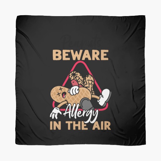 Peanuts Beware Allergy In The Air Peanut Allergic Scarves