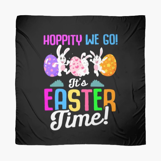 Easter Rabbit Easter Bunny Flowers Eggs Scarves