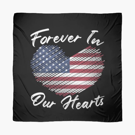 Patriotic Veteran USA Flag American Memorial Day Scarves