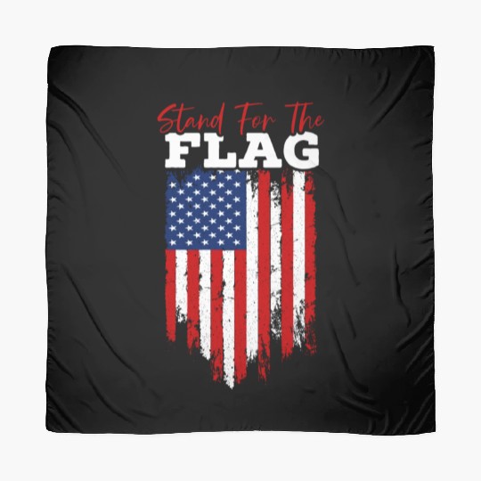 Stand For The Flag Veteran USA Flag Memorial Day Scarves