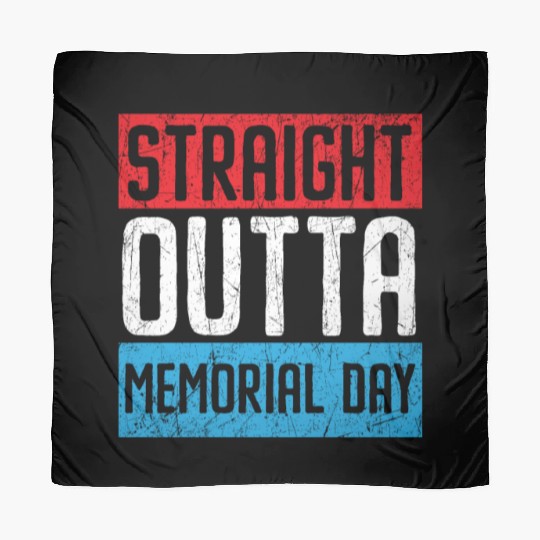 Patriotic Veteran USA Flag American Memorial Day Scarves