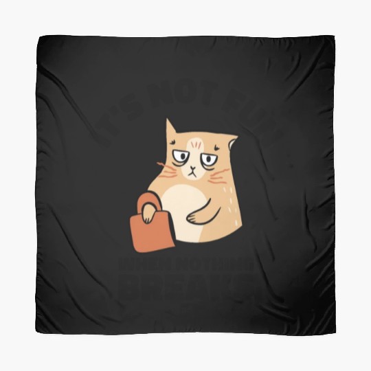 Mean Cat Drawing Line Art Cat Owner Pet Cat Scarves
