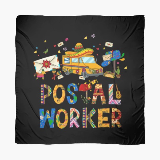 Cinco de Mayo Postal Worker Scarves Nacho Average