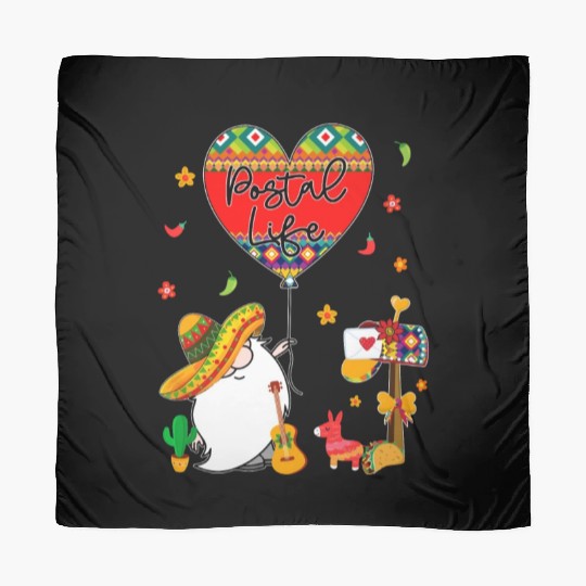 Gnome Postal Worker Cinco de Mayo Nacho Average Scarves