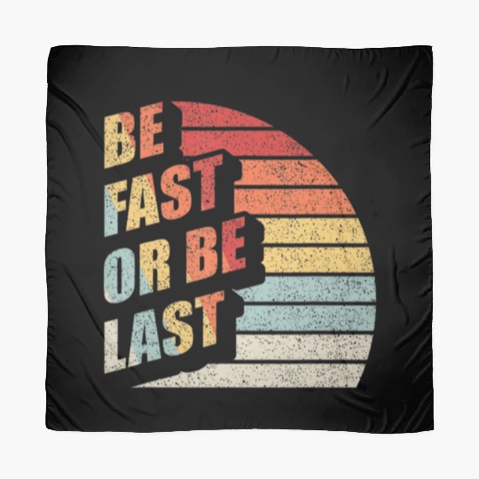 Fast Car Quote Drag Racing Gift Vintage Retro Rac Scarves