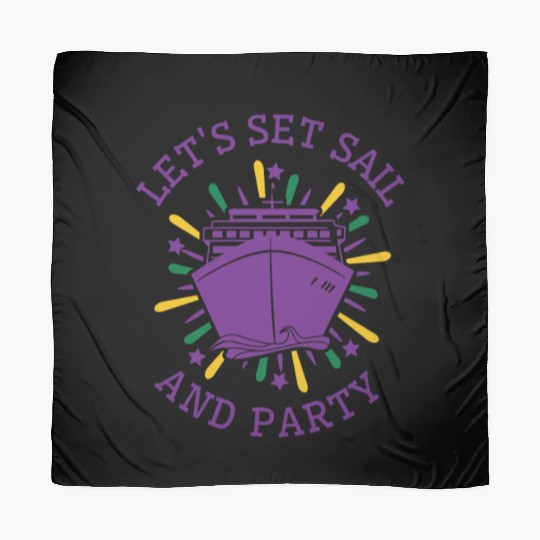 Mardi Gras Cruise Ship Carnival Cruising Party Scarves