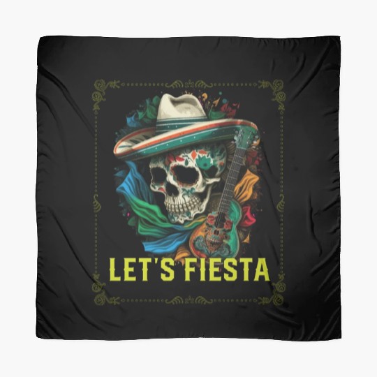 Let's Fiesta Cinco De Mayo Mexican Pride Mexico Scarves