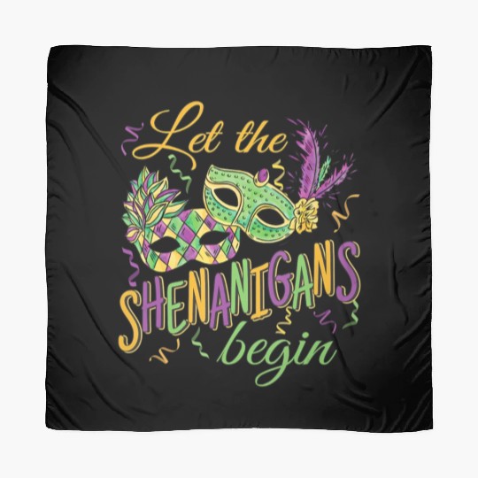 Funny Mardi Gras Costume Let The Shenanigans Begi Scarves
