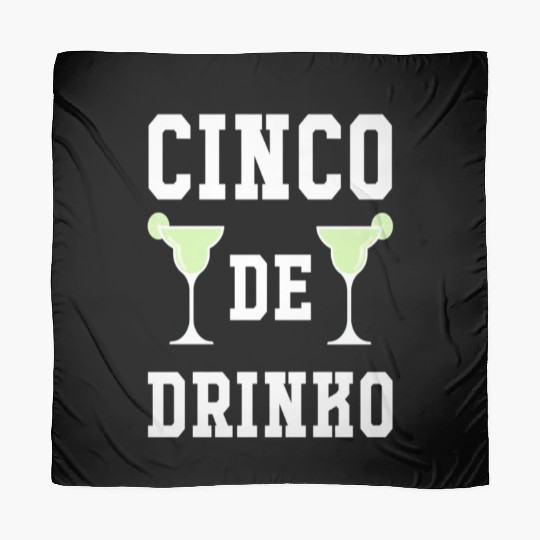 Cinco De Drinko Lime Cinco De Mayo May Fifth Scarves