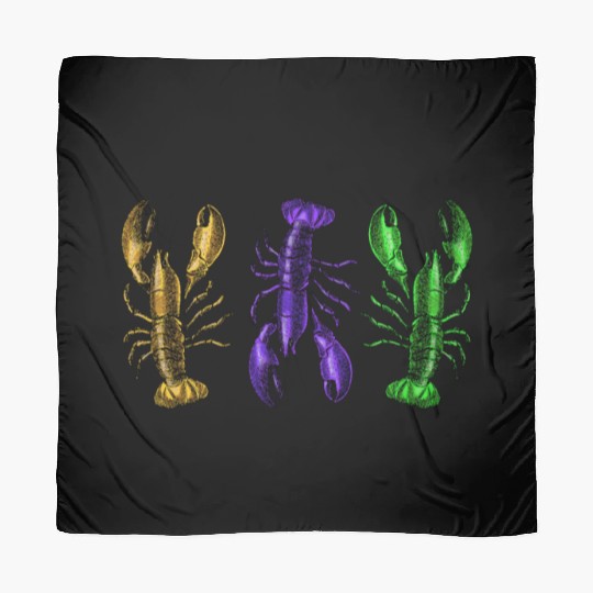 Lobster Mardi Gras Scarves
