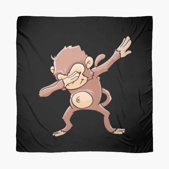 Monkey Dabbing Primate Zookeeper Scarves
