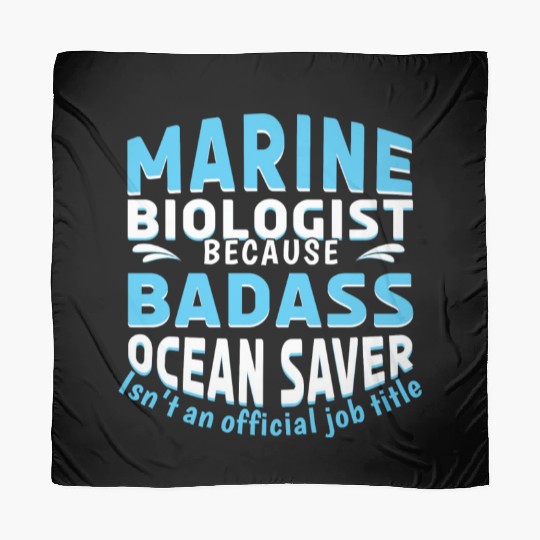 Save Nature Oceans Day Earth Day Marine Biologist Scarves