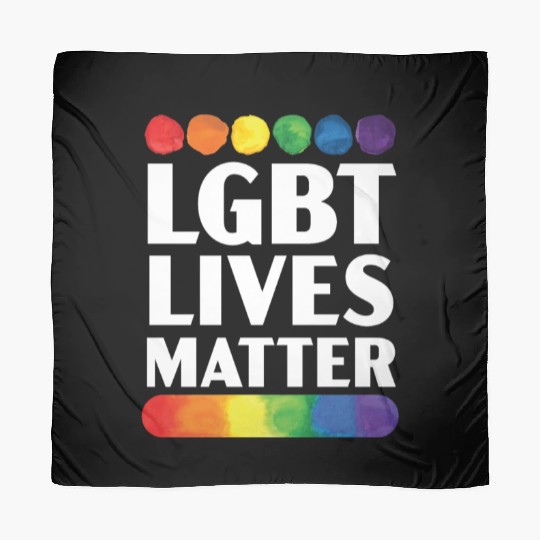 LGBT Vibes Matter Rainbow Pride Month LGBTQ Gay Scarves