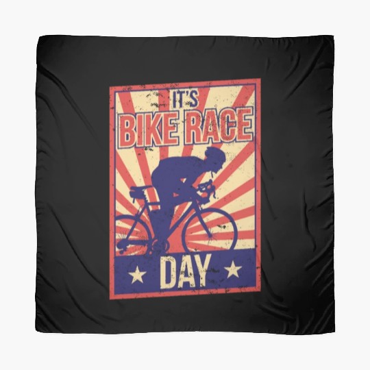 It's Bike Race Day Cycling Bicycle Racing Racer Scarves