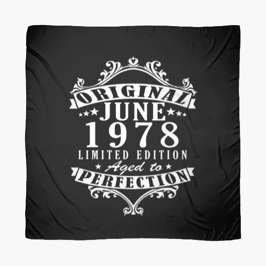 June 1978 Anniversary June 1978 June Scarves