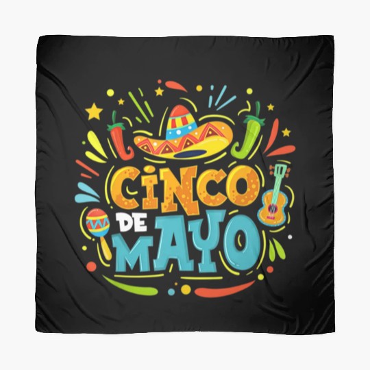 Cinco De Mayo Fiesta Surprise Camisa 5 De Mayo Scarves