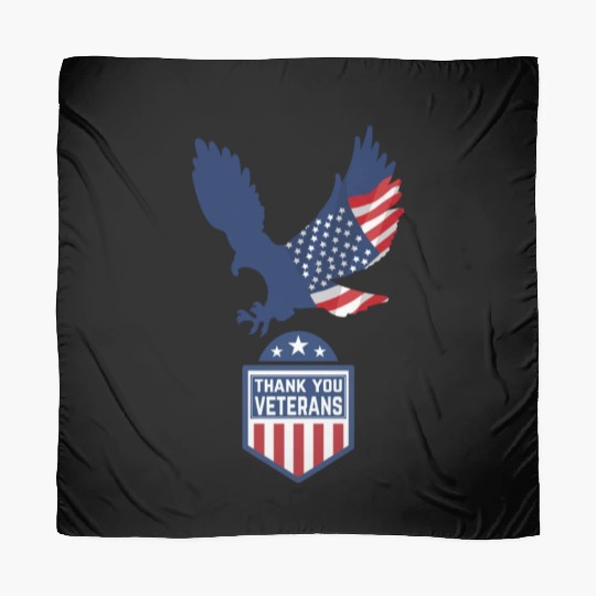 Happy Memorial Day Thank you Veterans American Scarves