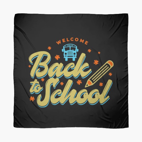 Welcome Back To School School Bus Driver Scarves