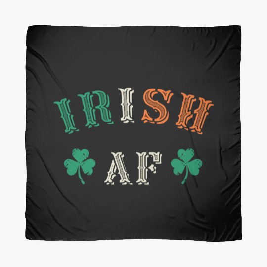Irish Af Funny St Patricks Day Drinking Scarves