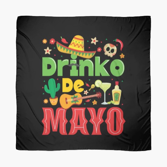 Cinco De Mayo Mexican Fiesta 5 De Mayo Drinking Scarves