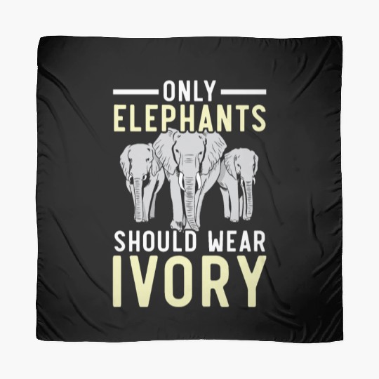 Elephant Lover Wildlife Animal Zoo Zookeeper Scarves
