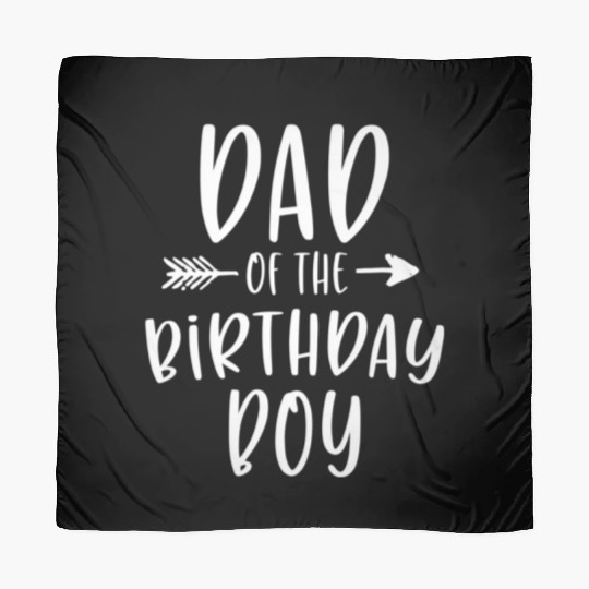 Dad Of The Daddy And Son Bday Party Father Scarves