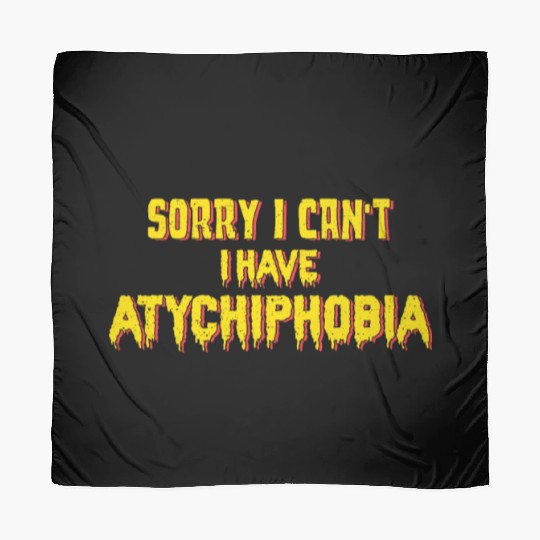 Atychiphobic Graphic Atychiphobia Awareness Scarves