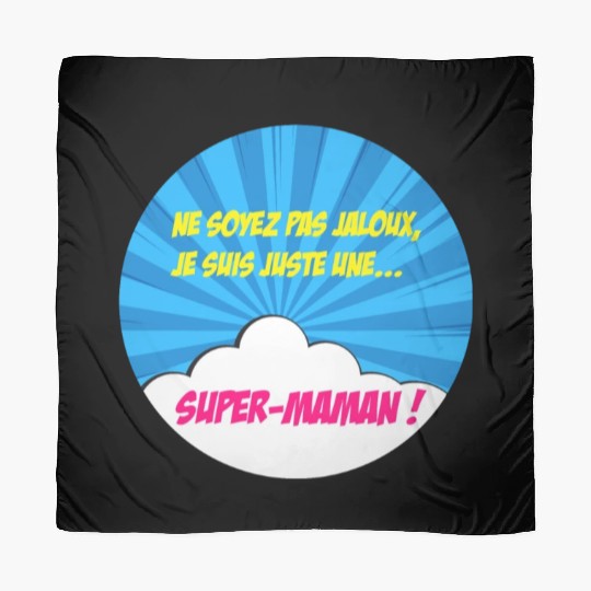 Super-mom super-hero. Best mom Mother's day Comics Scarves