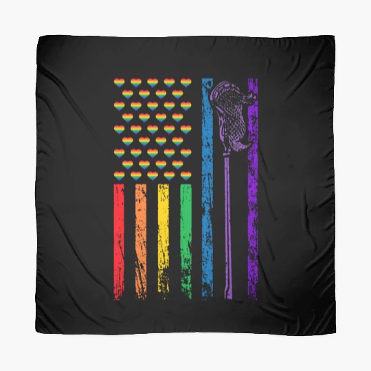 American Sports Rainbow Flag LGBT Pride Month Scarves