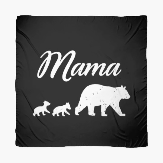 Mama Bear - With Two Cubs Twin Mom Mother's Day Gi Scarves