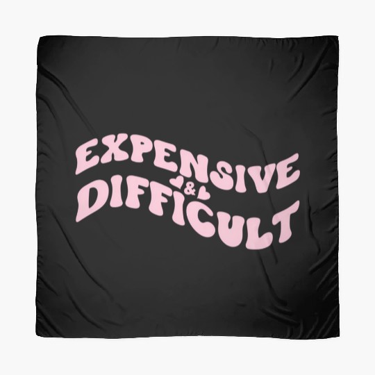 Expensive And Difficult Bougie Bougee Preppy Aesth Scarves