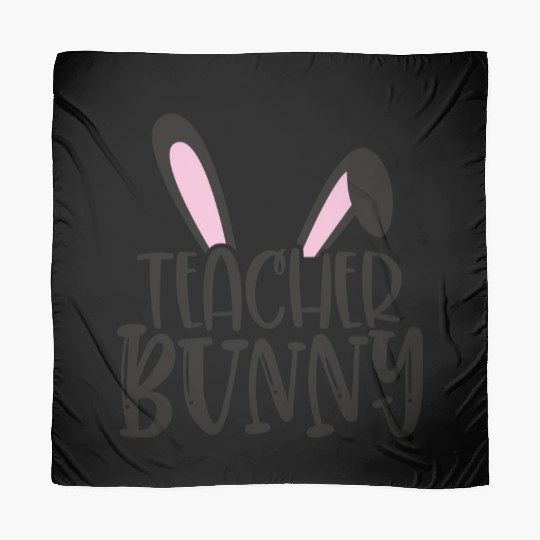 Teacher Bunny Teaching Happy Easter Scarves