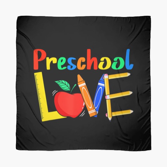 Love Preschool Teacher Back To School Love Teachin Scarves