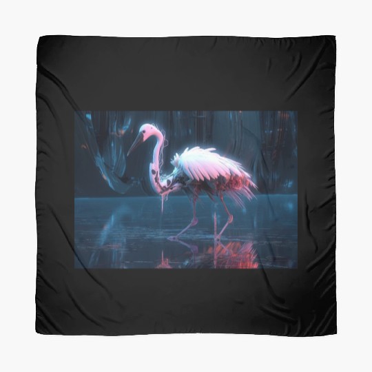 Neon Bird of Paradise Scarves