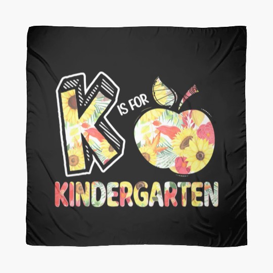 K Is For Kindergarten Teacher Back to School Kinde Scarves
