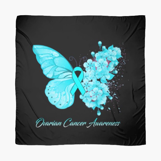 Ovarian Cancer Awareness Ribbon Teal Ovarian Cance Scarves