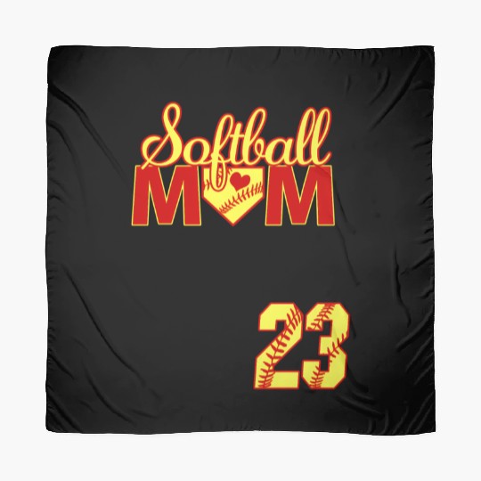 Softball Mom Mother'S Day 23 Fastpitch Jersey Numb Scarves