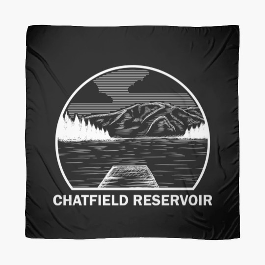 Chatfield Reservoir Colorado Fishing Summer Scarves