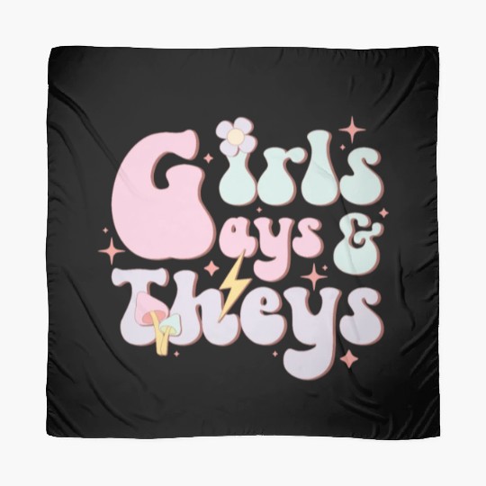 Girls Gays And Theys, LGBT Pride Month Scarves