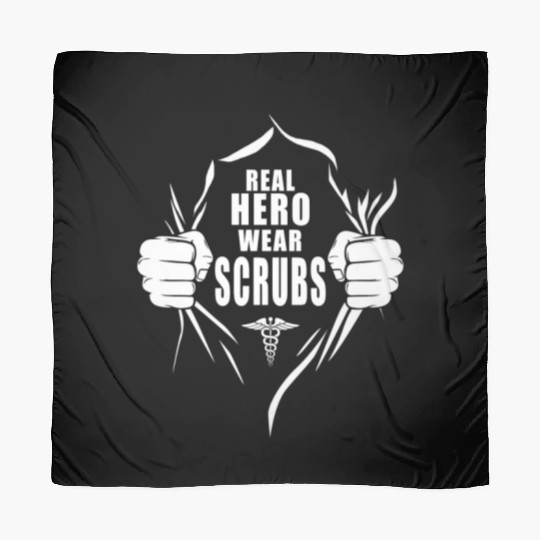 Womens Real Hero Wear Scrubs Cna Nurse Mothers Day Scarves