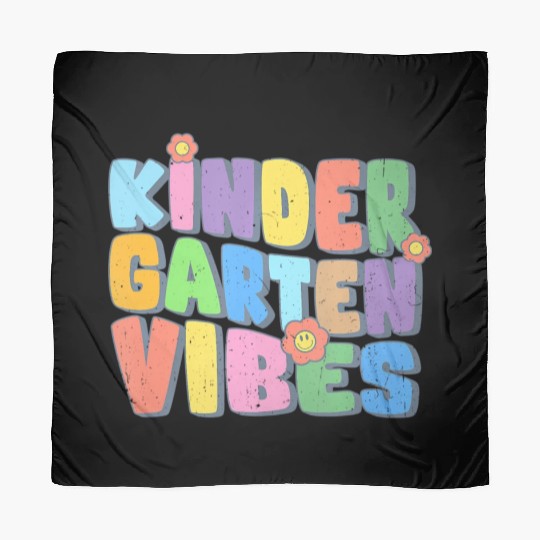 Kindergarten Vibes First Day Back to School Teache Scarves