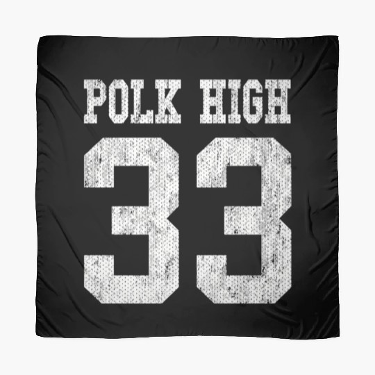 Polk High School Football Jersey 33 Aged Look Scarves