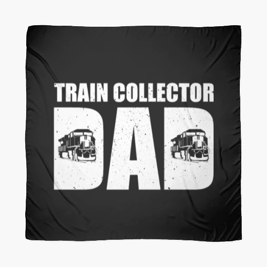 Train Collector Dad Model Train Father's Day Scarves
