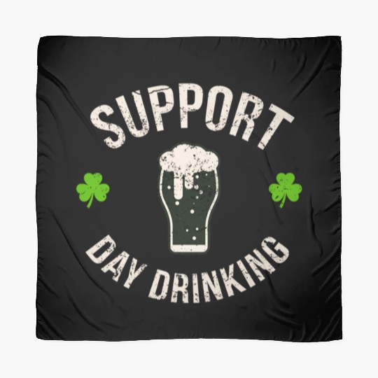 Support Day Drinking Saint Pattys Scarves