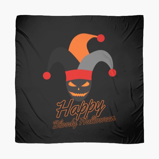 happy bloody Halloween sarcastic horror Scarves