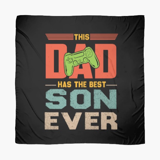 This Dad Has The Best Son Ever Fathers Day Scarves