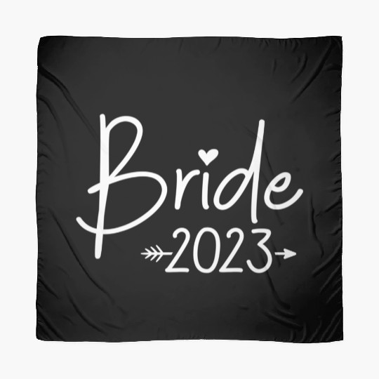 Bride 2023 For Wedding Or Bachelorette Scarves