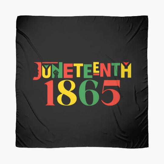 Juneteenth 1865 Leopard Celebrate African Scarves