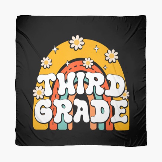3rd Third Grade First Day School Back To School Scarves