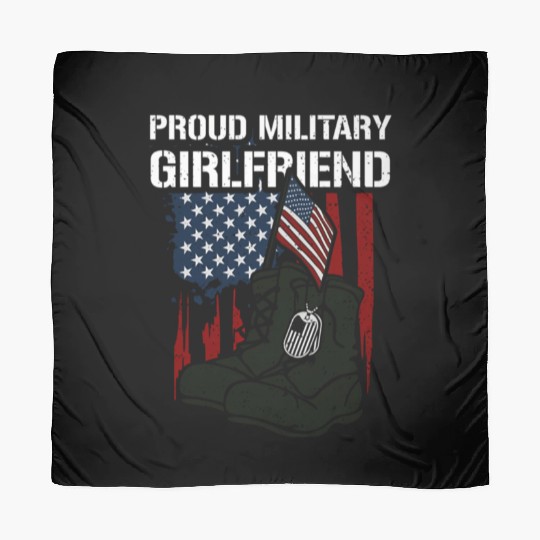 Friend Proud Military Friend Memorial Day Scarves